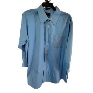 Alexander Julian Colours Longsleeve Buttondown Powder Blue Dress Shirt 3 Xl , XX